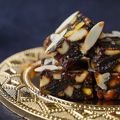 anjeer dry fruit barfi