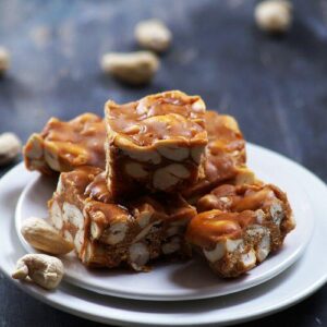Fresh kaju katli sweets made from premium cashews