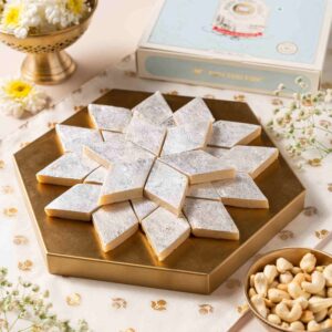 Fresh kaju katli sweets made from premium cashews