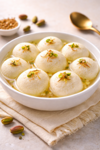 Assorted fresh Indian milk sweets including rasgulla, peda, and kalakand